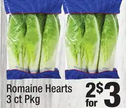 Super King Markets Romaine Hearts offer