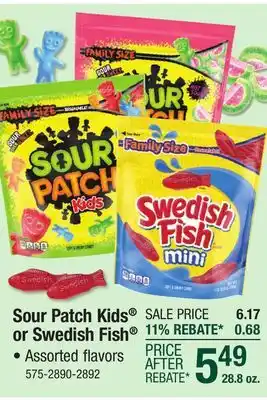 Menards Sour Patch Kids Soft & Chewy Candy - 28.8 oz offer