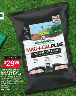 Ace Hardware Jonathan Green Mag-I-Cal Plus Natural Soil Food offer