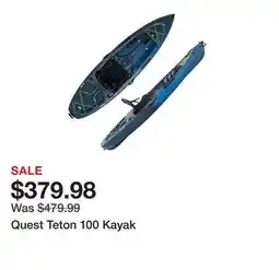 Dick's Sporting Goods Quest Teton 100 Kayak offer