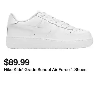 Dick's Sporting Goods Nike Kids' Grade School Air Force 1 Shoes offer