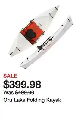 Dick's Sporting Goods Oru Lake Folding Kayak offer