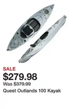 Dick's Sporting Goods Quest Outlands 100 Kayak offer