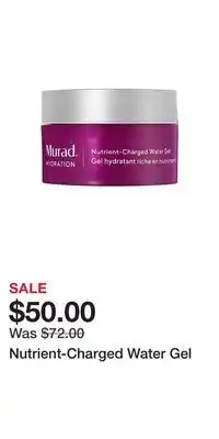 Kohl's Nutrient-Charged Water Gel offer