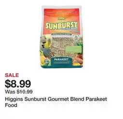 Petsmart Higgins Sunburst Gourmet Blend Parakeet Food offer