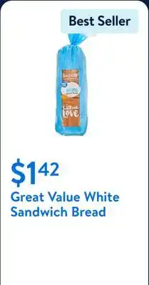 Walmart Great Value White Sandwich Bread offer