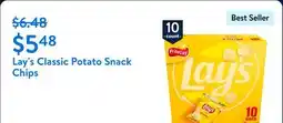 Walmart Lay's Classic Potato Snack Chips offer