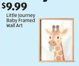 Aldi Little Journey Baby Framed Wall Art offer