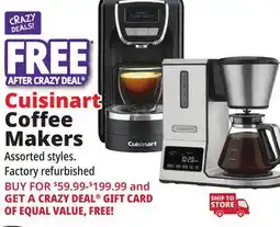 Ocean State Job Lot Cuisinart Coffee Makers offer