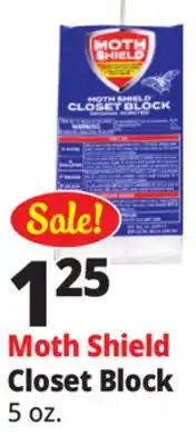 Ocean State Job Lot Moth Shield Rose Scented Closet Block 5 oz offer