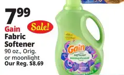 Ocean State Job Lot Gain Aroma Boost Fabric Softener 90 oz offer
