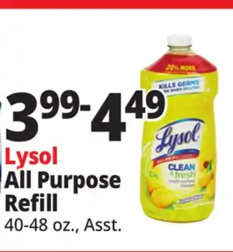 Ocean State Job Lot Lysol Clean & Fresh Multi-Surface Cleaner Sparkling Lemon & Sunflower Essence Scent 48 oz offer