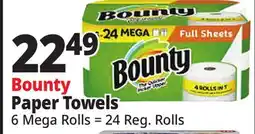 Ocean State Job Lot Bounty Paper Towels offer