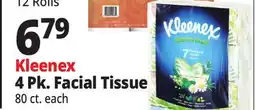 Ocean State Job Lot Kleenex Natural Fresh Unscented Tissues 4 Pack offer