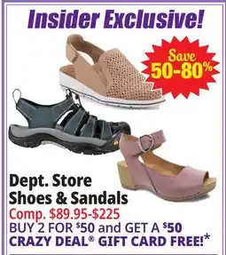 Ocean State Job Lot Dept. Store Shoes & Sandals offer
