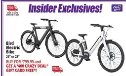 Ocean State Job Lot Bird Electric Bikes offer