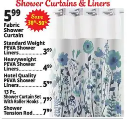 Ocean State Job Lot Shower Curtain Liners offer