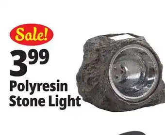 Ocean State Job Lot Outdoor Living Accents Resin Stone Solar Light offer