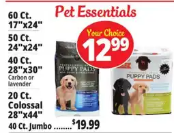 Ocean State Job Lot Puppy Pads offer