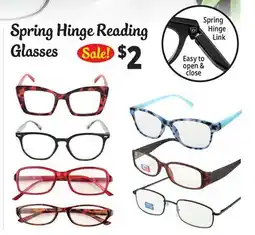 Ocean State Job Lot Spring Hinge Reading Glasses offer