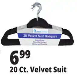 Ocean State Job Lot HomeLiving Velvet Suit Hangers 20 Count offer