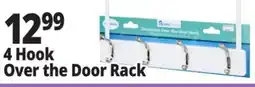 Ocean State Job Lot HomeLiving 4-Hook Decorative Over-the-Door Hooks White offer