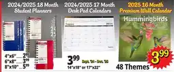 Ocean State Job Lot Calendars & Planners offer