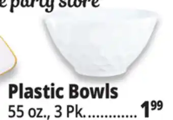 Ocean State Job Lot Plastic Bowls offer