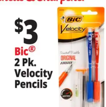 Ocean State Job Lot Bic 2 Pk. Velocity Pencils offer