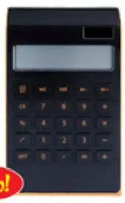 Ocean State Job Lot School Supplies Solar Powered 10-Digit Slim Desktop Calculator with Battery for Backup offer