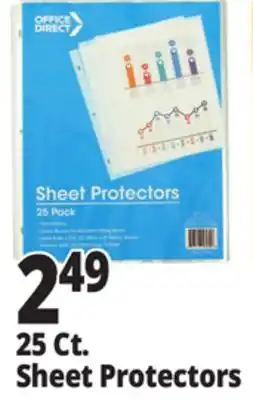 Ocean State Job Lot Office Direct Sheet Protectors 25-Count offer