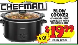 Ollie's CHEFMAN SLOW COOKER offer