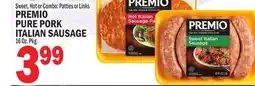 C Town PREMIO PURE PORK ITALIAN SAUSAGE offer
