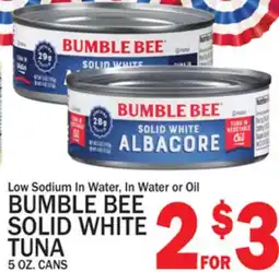 C Town BUMBLE BEE SOLID WHITE TUNA offer