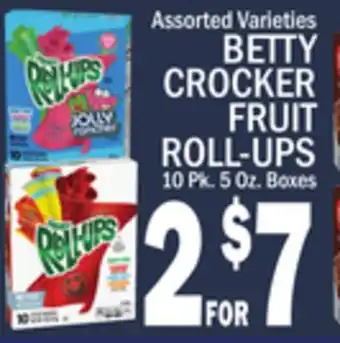 C Town BETTY CROCKER FRUIT ROLL-UPS offer