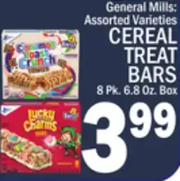 C Town General Mills CEREAL TREAT BARS offer