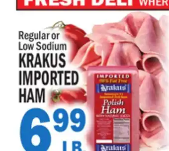 C Town KRAKUS IMPORTED HAM offer