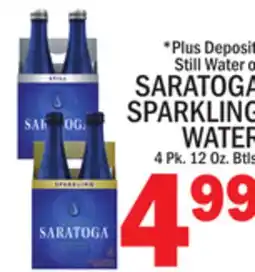C Town SARATOGA SPARKLING WATER offer