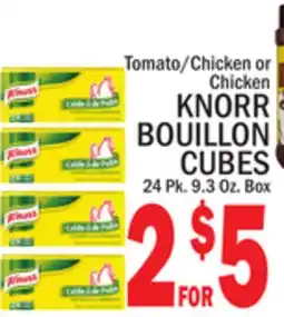C Town KNORR BOUILLON CUBES offer