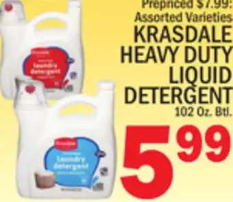 C Town KRASDALE HEAVY DUTY LIQUID DETERGENT offer