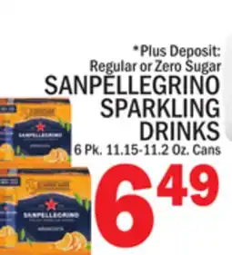 C Town SANPELLEGRINO SPARKLING DRINKS offer