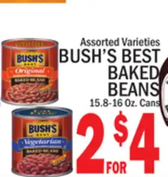 C Town BUSH'S BEST BAKED BEANS offer