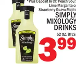 C Town SIMPLY MIXOLOGY DRINKS offer