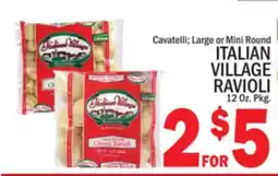 C Town ITALIAN VILLAGE RAVIOLI offer