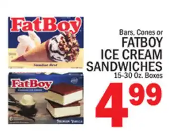 C Town FATBOY ICE CREAM SANDWICHES offer