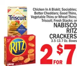 C Town NABISCO RITZ CRACKERS offer