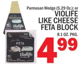 C Town VIOLIFE LIKE CHEESE FETA BLOCK offer