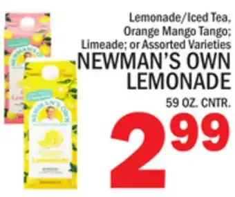 C Town NEWMAN'S OWN LEMONADE offer