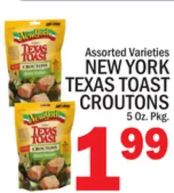C Town NEW YORK TEXAS TOAST CROUTONS offer