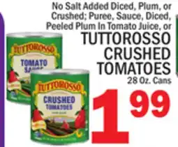 C Town TUTTOROSSO CRUSHED TOMATOES offer
